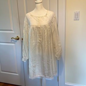 Dior Cream Lace Trim Nightgown